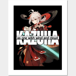 KAZUHA: as one with wind and cloud [Genshin Impact] Posters and Art